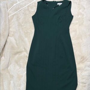 Calvin Klein Dark Green Midi Dress